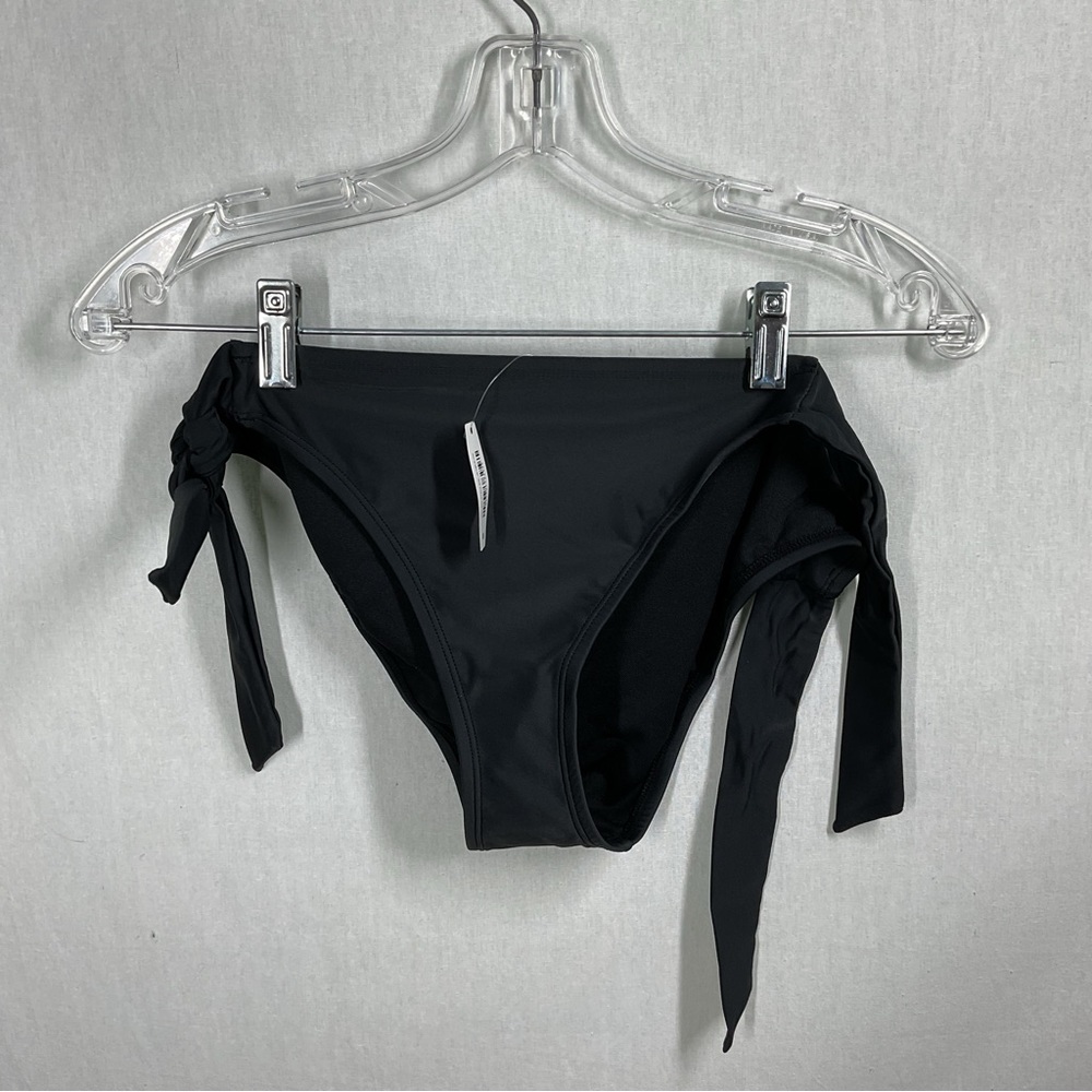 Adore Me Black Side Tie Bikini Bottoms in Size 0X NWT